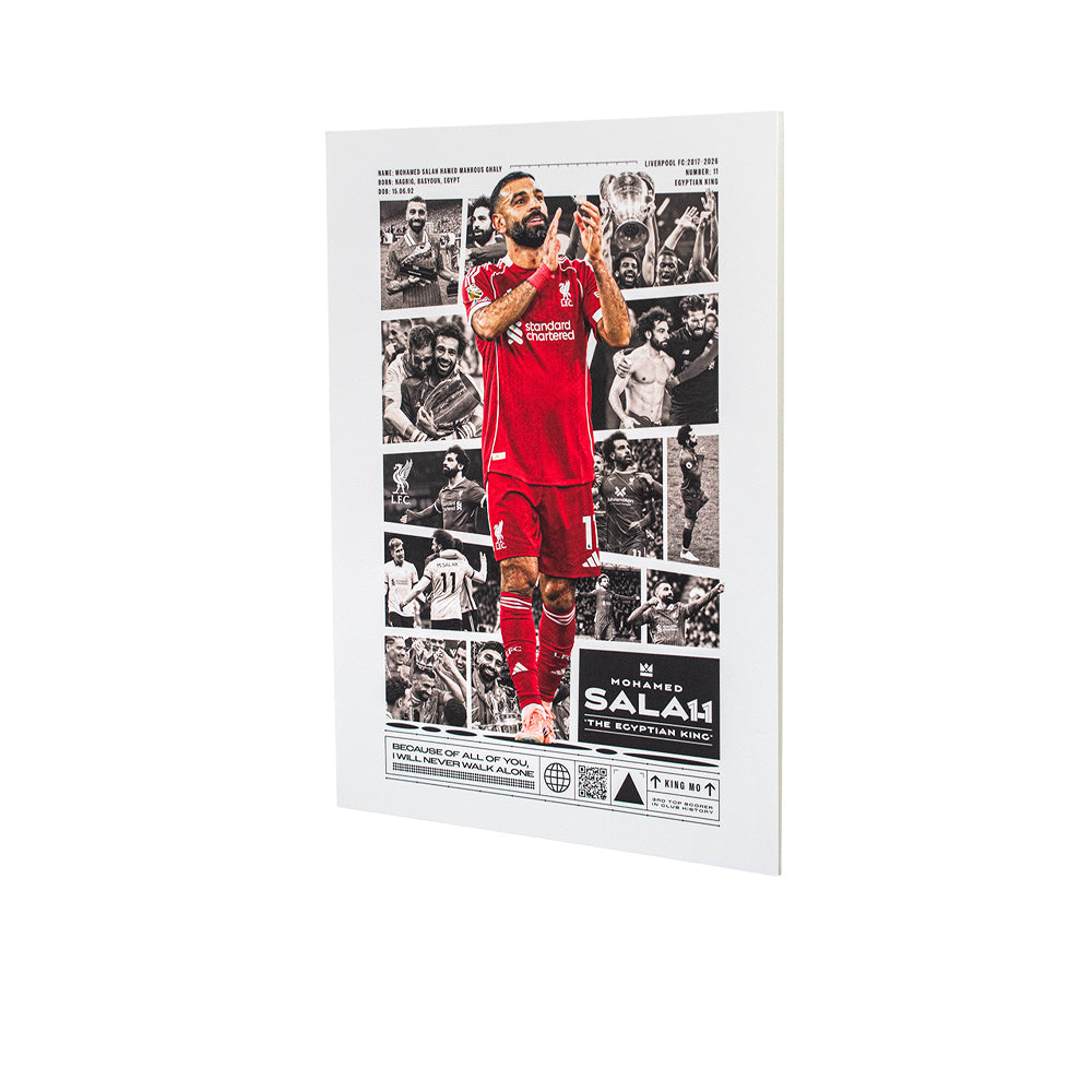 LFC Salah Montage Limited Edition Print Postcard - Supersports Thailand