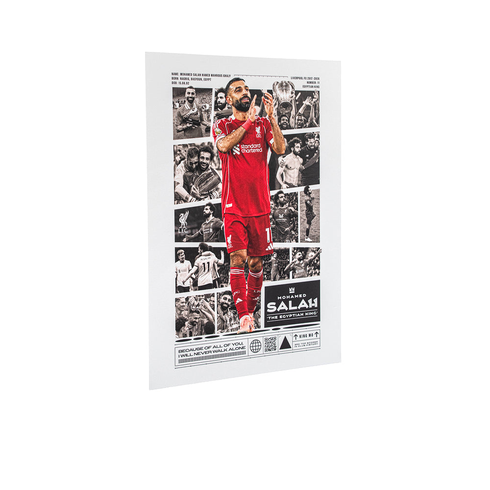 LFC Salah Montage Limited Edition Print Postcard - Supersports Thailand