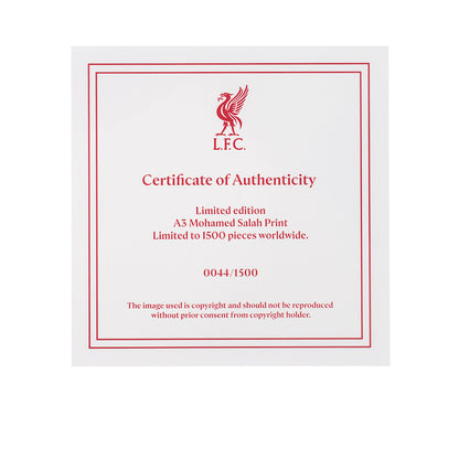 LFC Salah Montage Limited Edition Print Postcard - Supersports Thailand