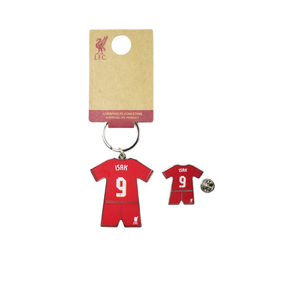 LFC 2025/26 Isak Badge And Keyring Set - Supersports Thailand
