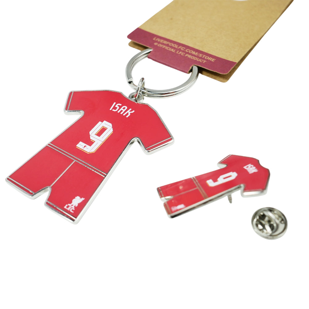 LFC 2025/26 Isak Badge And Keyring Set - Supersports Thailand