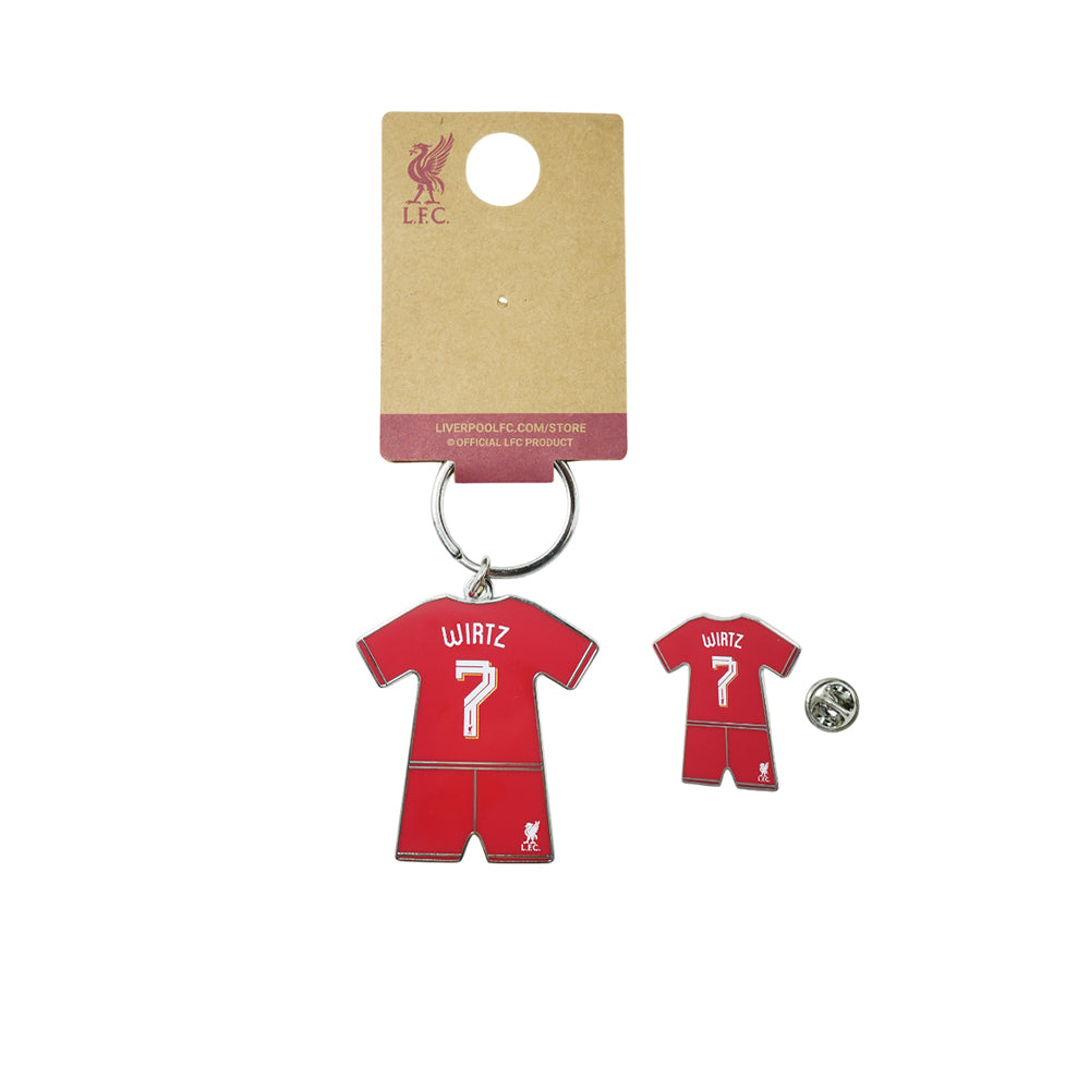 LFC 2025/26 Wirtz Badge and keyring Set - Supersports Thailand Supersports Thailand