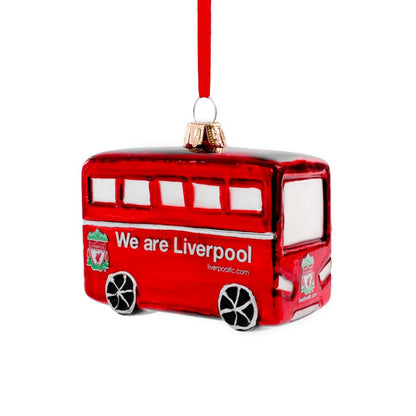 LFC Team Bus Glass Christmas Bauble - Supersports Thailand