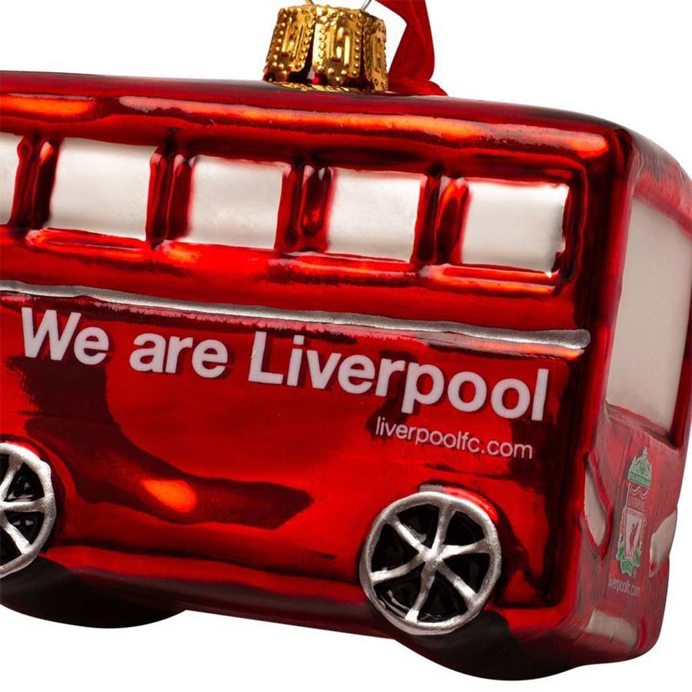 LFC Team Bus Glass Christmas Bauble - Supersports Thailand