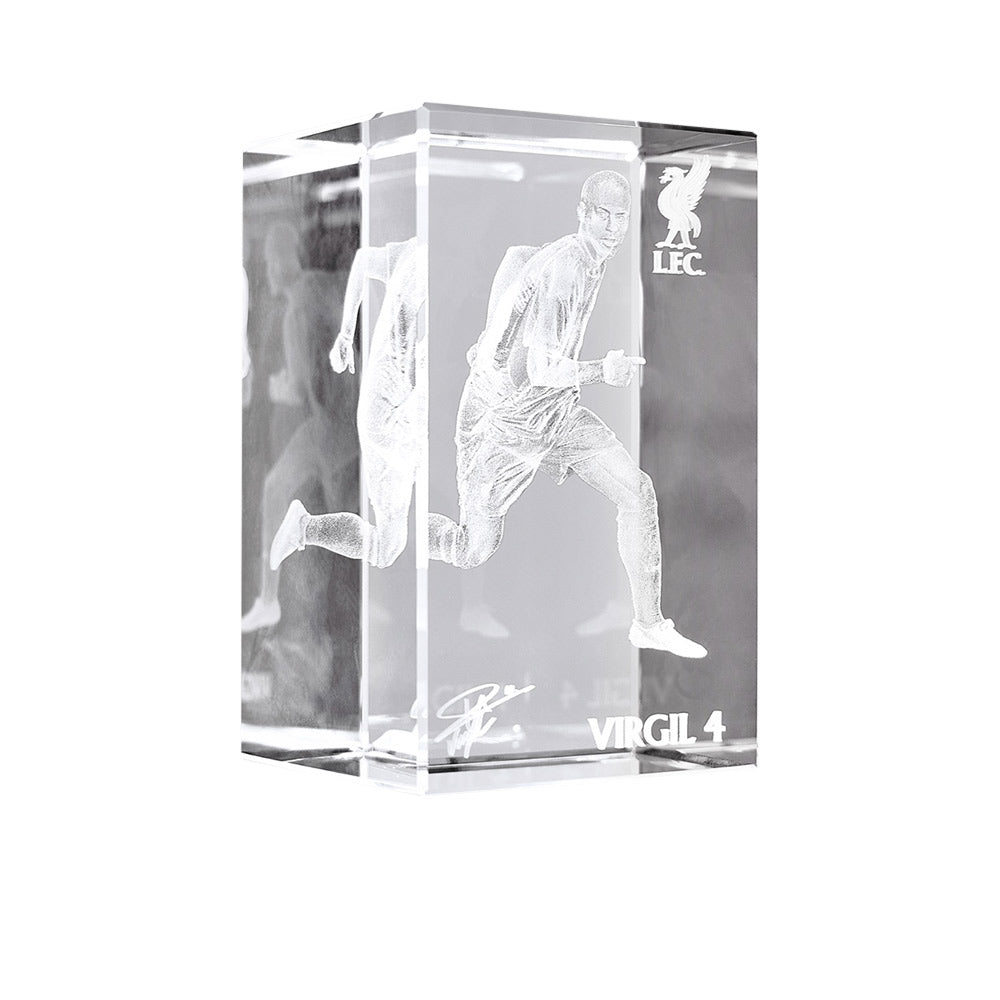 LFC Virgil Van Dijk Glass Cube - Supersports Thailand Supersports Thailand