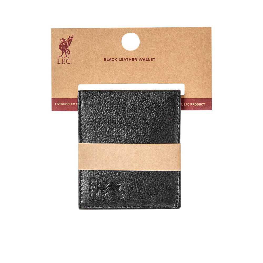 LIVERPOOL FOOTBALL CLUB Black Leather Unisex Wallet - Supersports Thailand Supersports Thailand