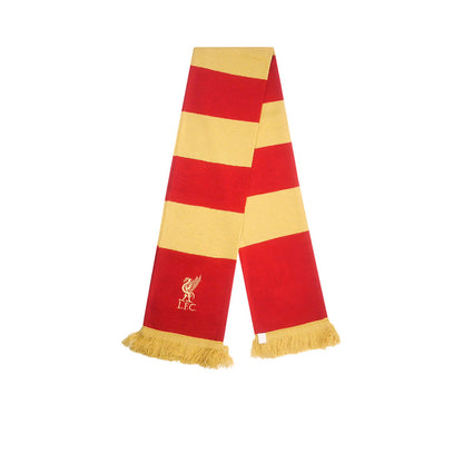 LIVERPOOL FOOTBALL CLUB Red & Gold Bar ผ้าพันคอผู้ใหญ่