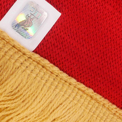 LIVERPOOL FOOTBALL CLUB Red & Gold Bar ผ้าพันคอผู้ใหญ่