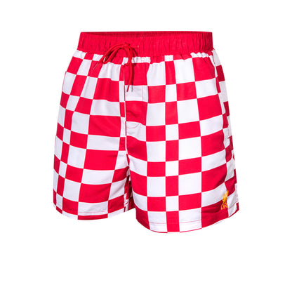 LFC Check กางเกงลำลองขาสั้นผู้ชาย