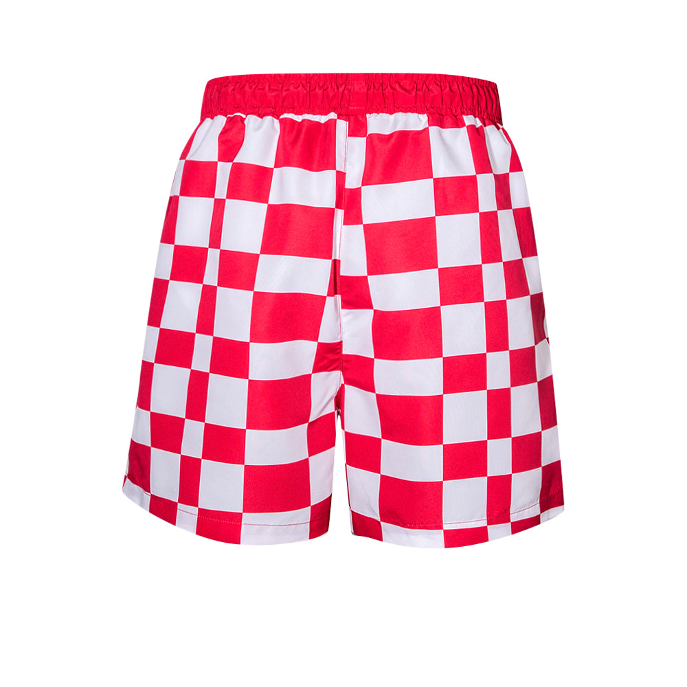 LFC Check กางเกงลำลองขาสั้นผู้ชาย