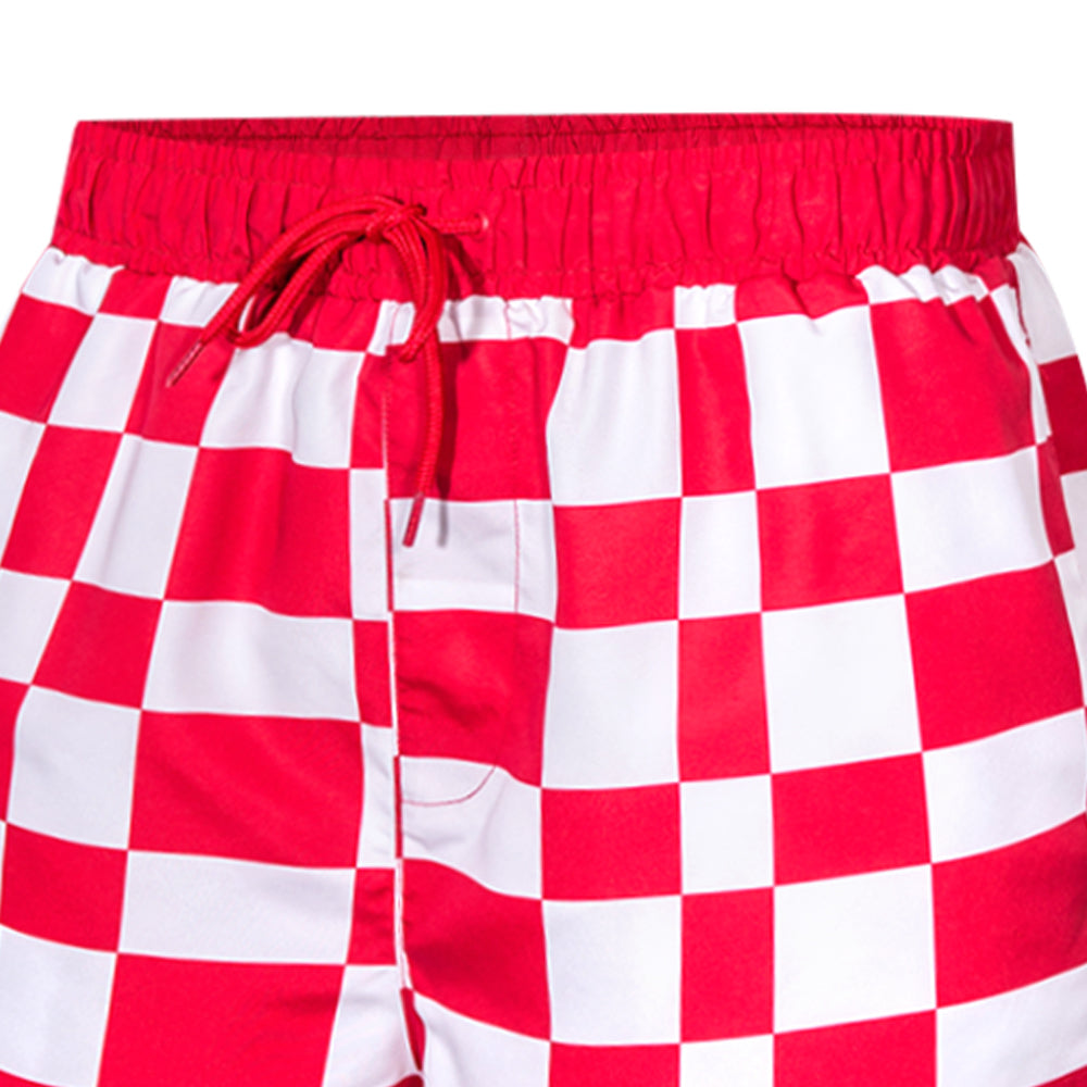 LFC Check กางเกงลำลองขาสั้นผู้ชาย