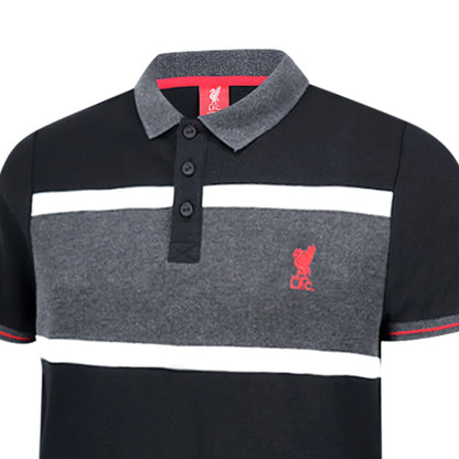 LIVERPOOL FOOTBALL CLUB Colour Block Men’s Polo Shirt