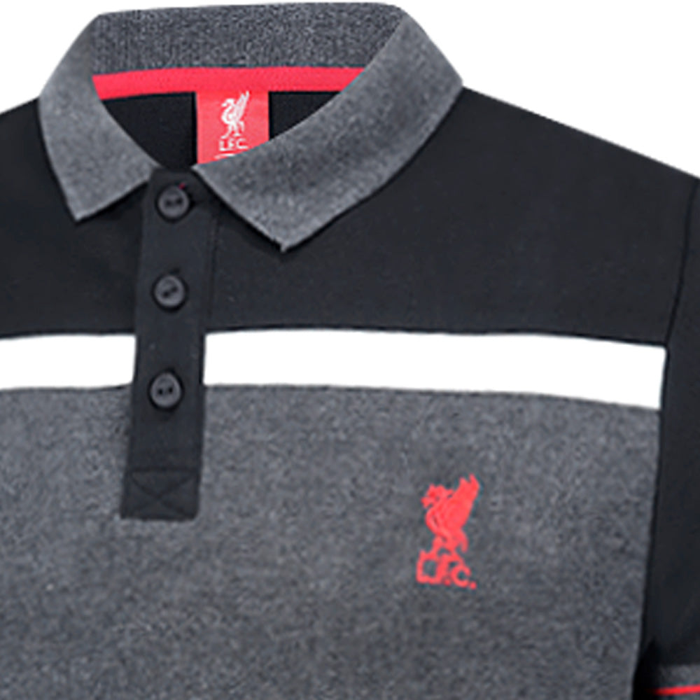 LIVERPOOL FOOTBALL CLUB Colour Block Men’s Polo Shirt