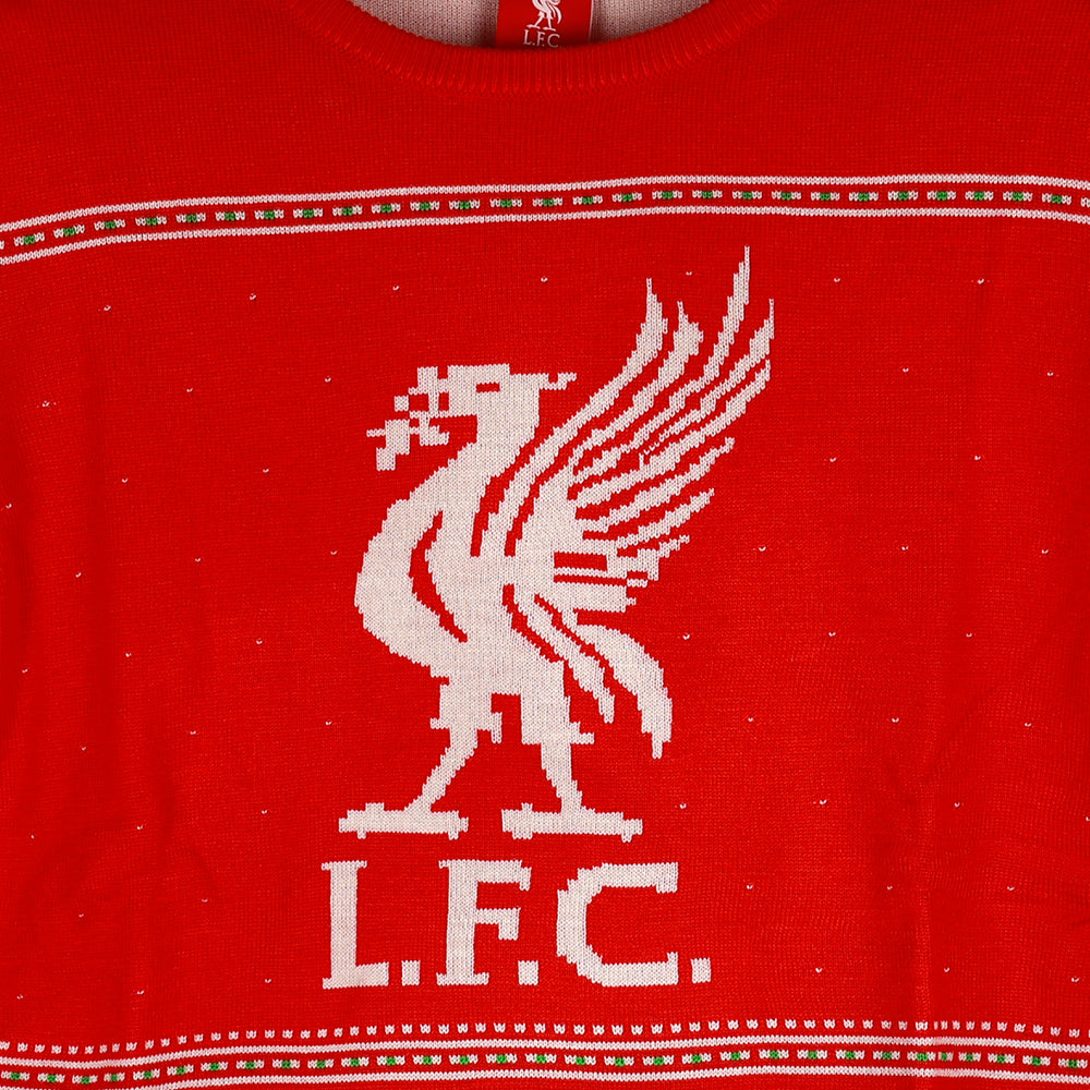 LFC Fairisle Christmas Kids Sweatshirt