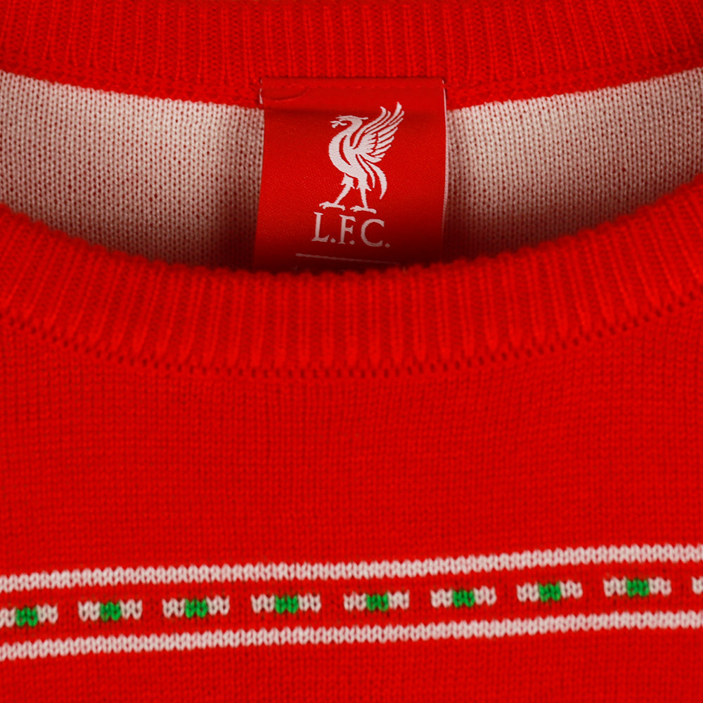 LFC Fairisle Christmas Kids Sweatshirt