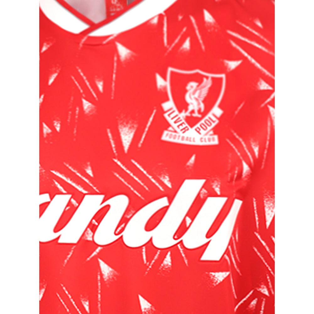 LIVERPOOL FOOTBALL CLUB Men's Liverpool FC Retro Candy Home 1989/91 Jersey