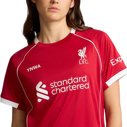 LFC เสื้อแข่งผู้หญิงทีมลิเวอร์พูล ชุดเหย้า เกรด Supporter ฤดูกาล 2025/26