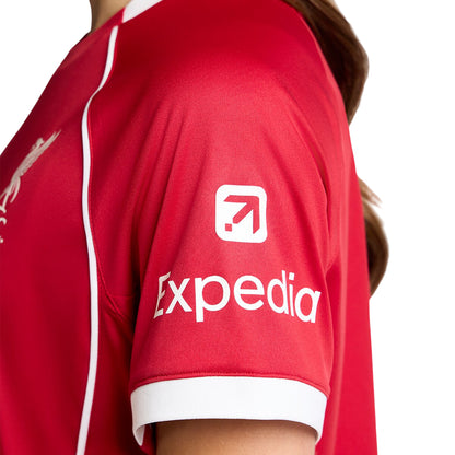 LFC เสื้อแข่งผู้หญิงทีมลิเวอร์พูล ชุดเหย้า เกรด Supporter ฤดูกาล 2025/26