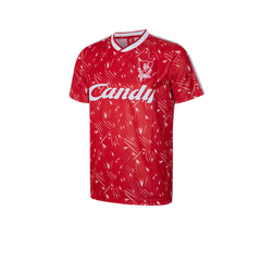 LFC Men's Liverpool FC Retro Candy Home 1989/91 Jersey