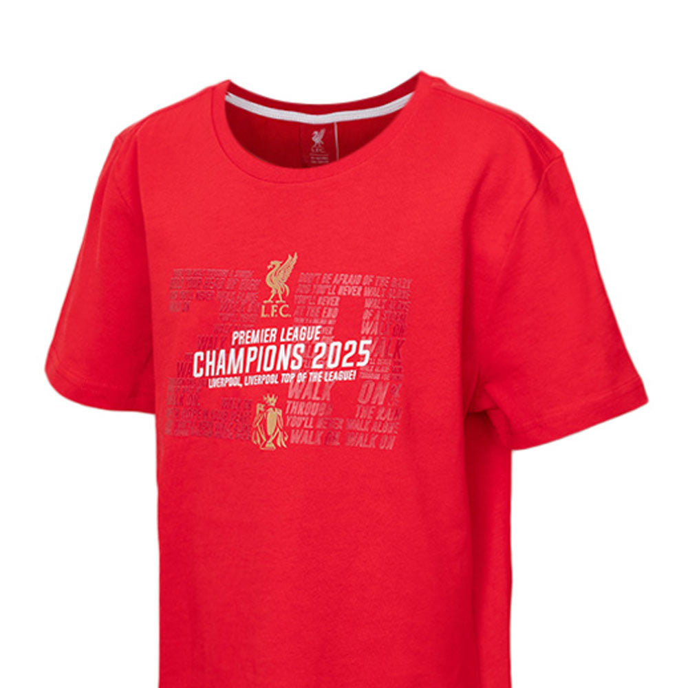 LFC EPL Champions 2024/25 Kids T-Shirt - Supersports Thailand