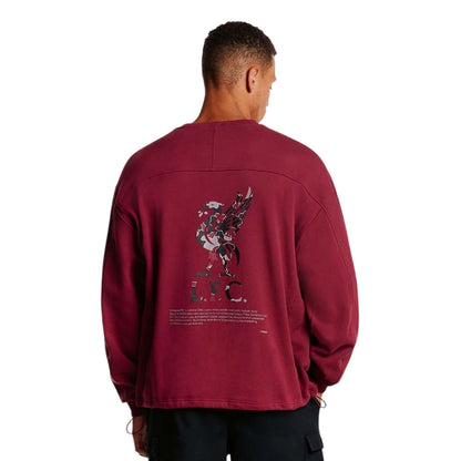 LFC YNWA Oversized เสื้อลำลองแขนยาวผู้ชาย