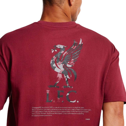 LFC YNWA Back Print Oversized เสื้อยืดผู้ชาย