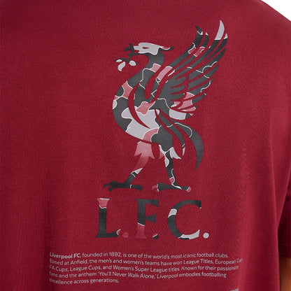 LFC YNWA Back Print Oversized เสื้อยืดผู้ชาย