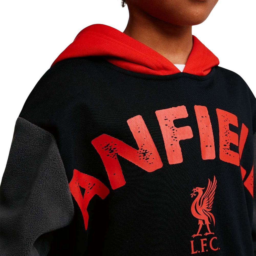 LFC Panelled Sweat Fleece เสื้อฮู้ดเด็ก Supersports Thailand