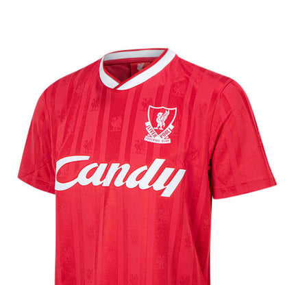 LFC เสื้อแข่งย้อนยุคผู้ชายทีมลิเวอร์พูล ชุดเหย้า ฤดูกาล 1987/89