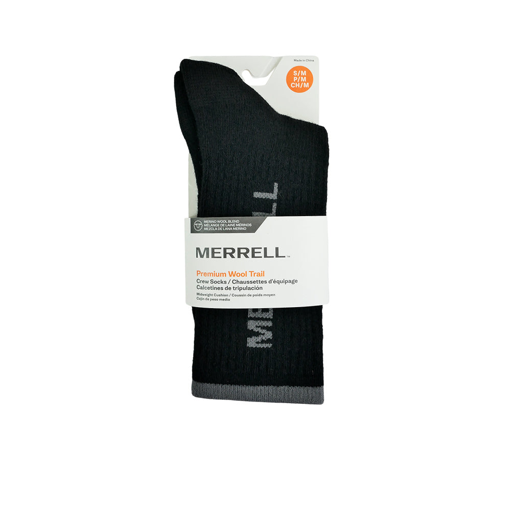 MERRELL Premium Wool Run HC Crew Unisex Running Socks - Supersports Thailand