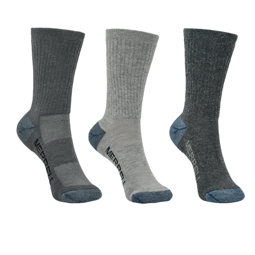 MERRELL Trekker Outdoor Crew Unisex Socks (3 Pack) - Supersports Thailand