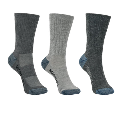 MERRELL Trekker Outdoor Crew Unisex Socks (3 Pack) - Supersports Thailand