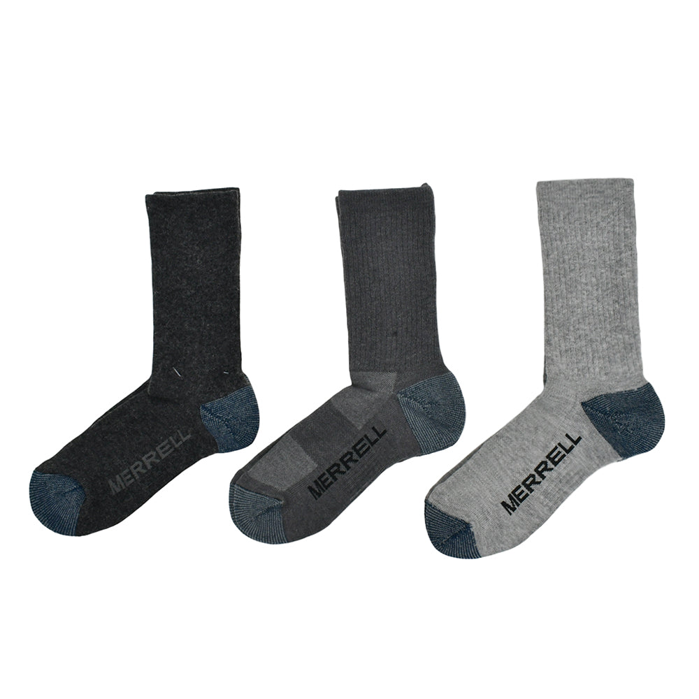 MERRELL Trekker Outdoor Crew Unisex Socks (3 Pack) - Supersports Thailand Supersports Thailand