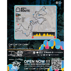 Merrell Trail Master Series TMS2026 45 km. ROUTE บัตรวิ่ง