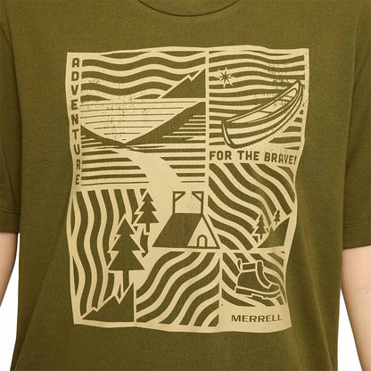 MERRELL Adventure Graphic เสื้อยืดผู้ใหญ่