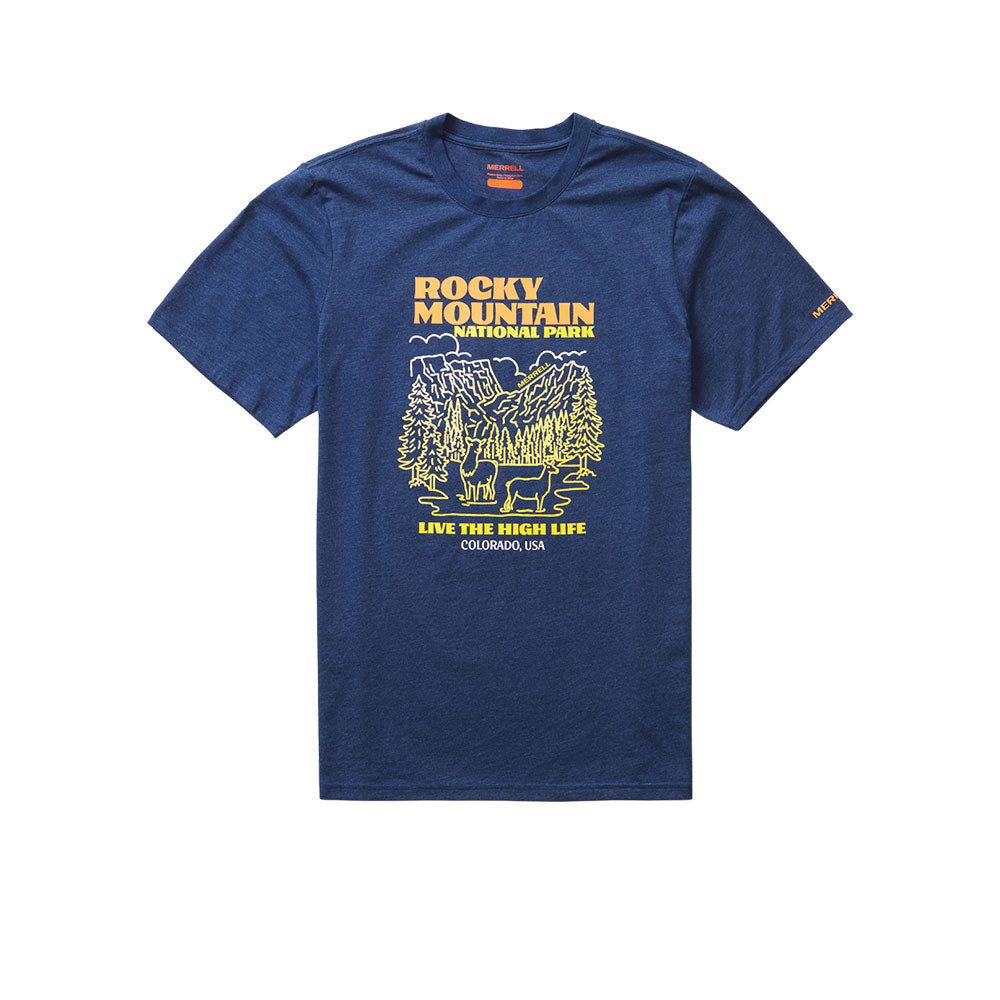 MERRELL Rocky Mountain เสื้อยืดผู้ชาย