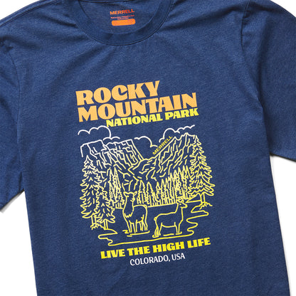 MERRELL Rocky Mountain เสื้อยืดผู้ชาย
