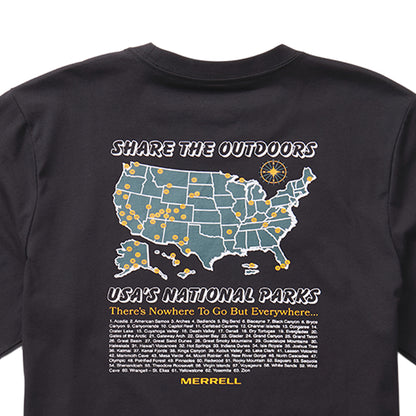MERRELL USA's National Parks เสื้อยืดผู้ชาย