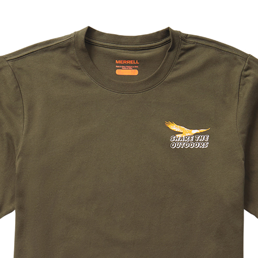 MERRELL USA's National Parks เสื้อยืดผู้ชาย