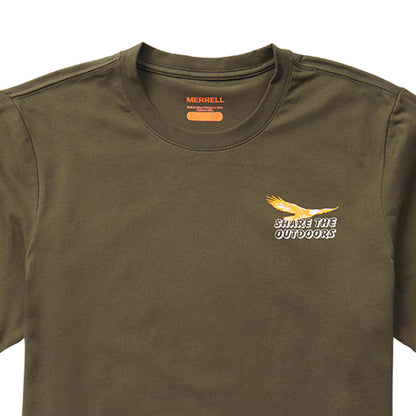 MERRELL USA's National Parks เสื้อยืดผู้ชาย