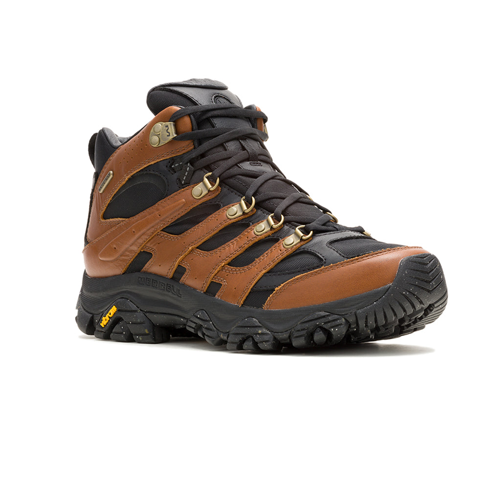 MERRELL Moab 3 Luxe Leather Mid Waterproof Men's Hiking Shoes - Supersports Thailand