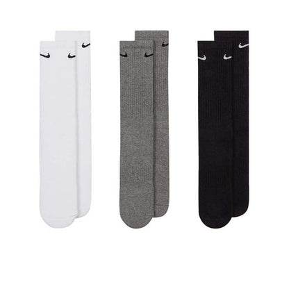 NIKE Everyday Cushioned (แพ็ค 3 คู่) ถุงเท้าออกกำลังกายผู้ชาย