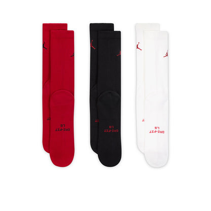 NIKE Jordan Everyday Crew Unisex Socks (3 Pairs)
