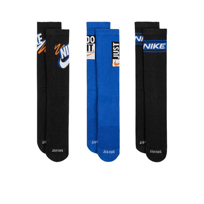 NIKE Everyday Plus Crew Unisex Socks (3 Pairs) - Supersports Thailand