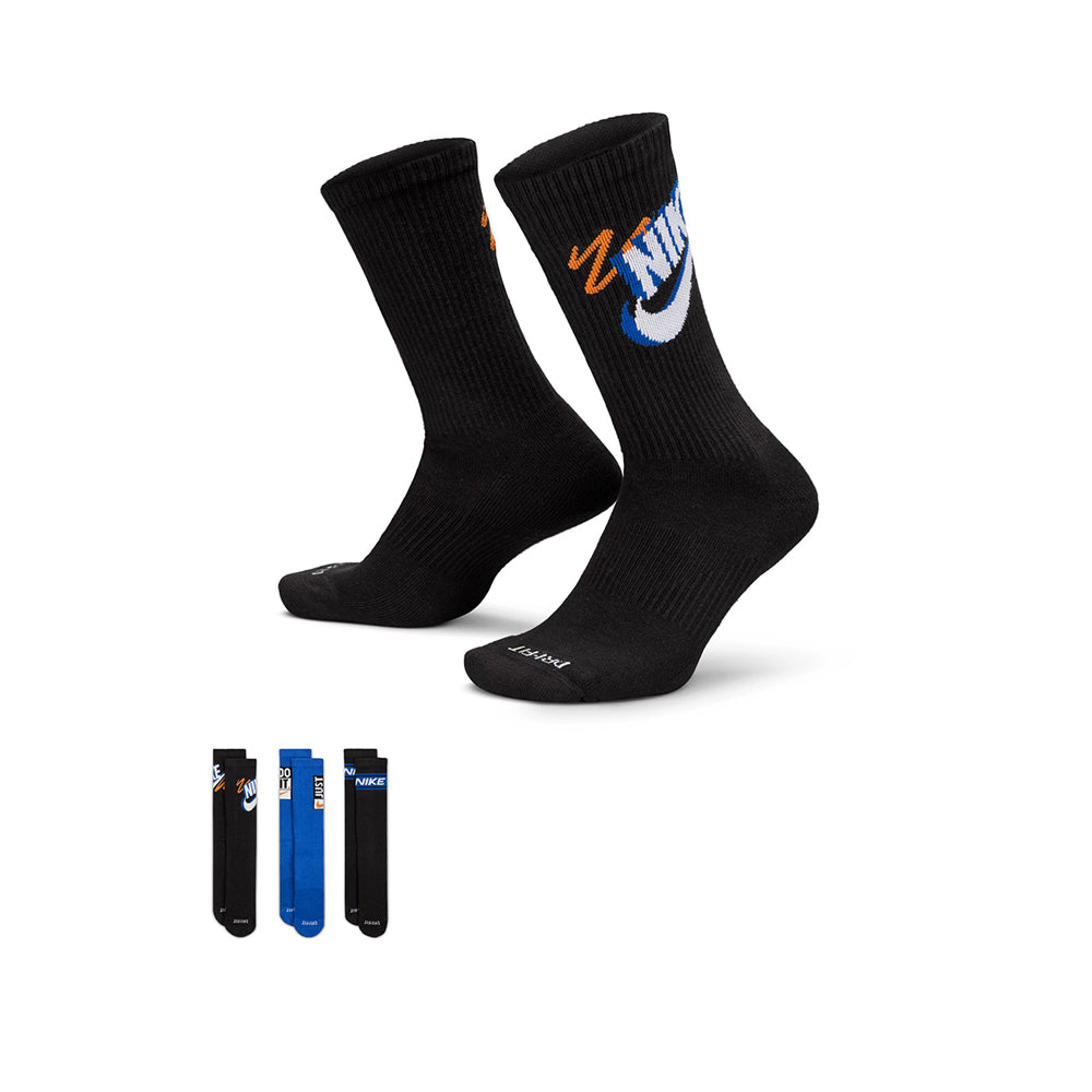 NIKE Everyday Plus Crew Unisex Socks (3 Pairs) - Supersports Thailand