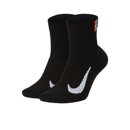 NIKE Court Multiplier Max Ankle Unisex Tennis Socks (2 Pairs)