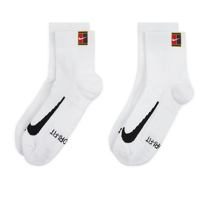 NIKE Court Multiplier Max Ankle Unisex Tennis Socks (2 Pairs)
