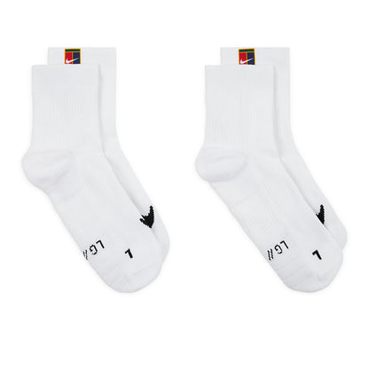 NIKE Court Multiplier Max Ankle Unisex Tennis Socks (2 Pairs)
