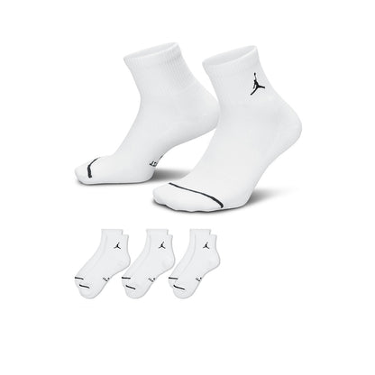 NIKE Jordan Everyday Elevated Ankle Unisex Socks (3 Pairs) - Supersports Thailand