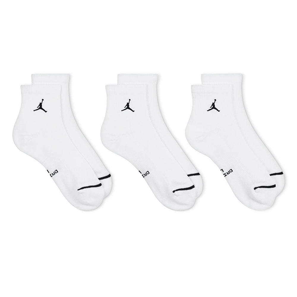 NIKE Jordan Everyday Elevated Ankle Unisex Socks (3 Pairs) - Supersports Thailand